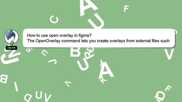 How to use open overlay in figma? смотреть онлайн
