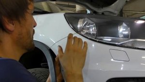 Тигуан снятие бампера!!!