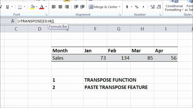 Excel: 2 easy ways to convert Row to Column, Column to Row with TRANSPOSE and PASTE TRANSPOSE