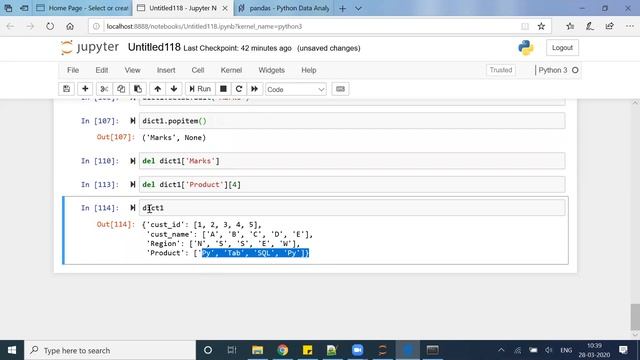 Python Class 5  (Tuples, Dictionary, Sets)