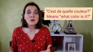 How to say COLORS in FRENCH 🎉🌈🌈🌈😊   NATIVE TEACHER _  Learn French with Stéphanie _ SUBTITLES