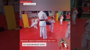 Киокушинкай карате Сдача нормативов на оранжевый пояс