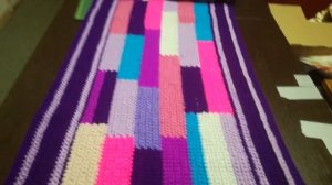 Дорожка крючком в стиле Пэчворк.