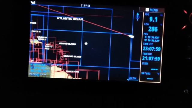 Transatlantic cross, Atlantic Ocean / Трансатлантика, Атлантический океан