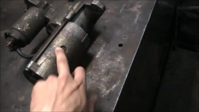 Устройство стартера. Двигатель 4DR7  Mitsubishi