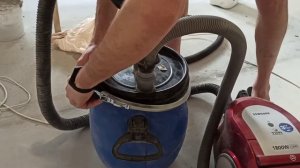 Строительный пылесос своими руками! Проблема схлопования ёмкости!