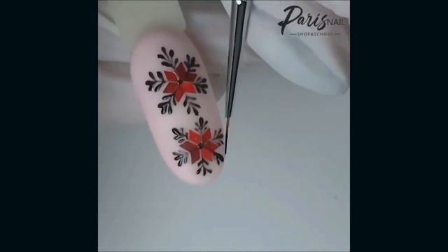 Новогодний дизайн ногтей 2019 / Идеи зимнего маникюра / Маникюр Пошагово / New Years Nails смотреть онлайн
