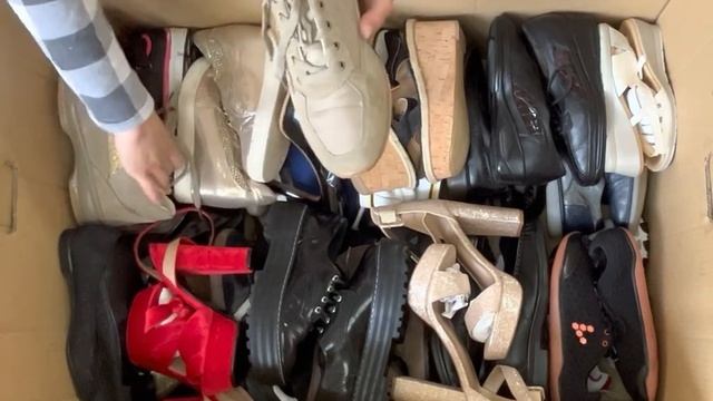 ❌Взуття Крем сорт лот 62..ціна 12€/кг..вага 40 кг..Євроманія Секонд Хенд оптом смотреть онлайн