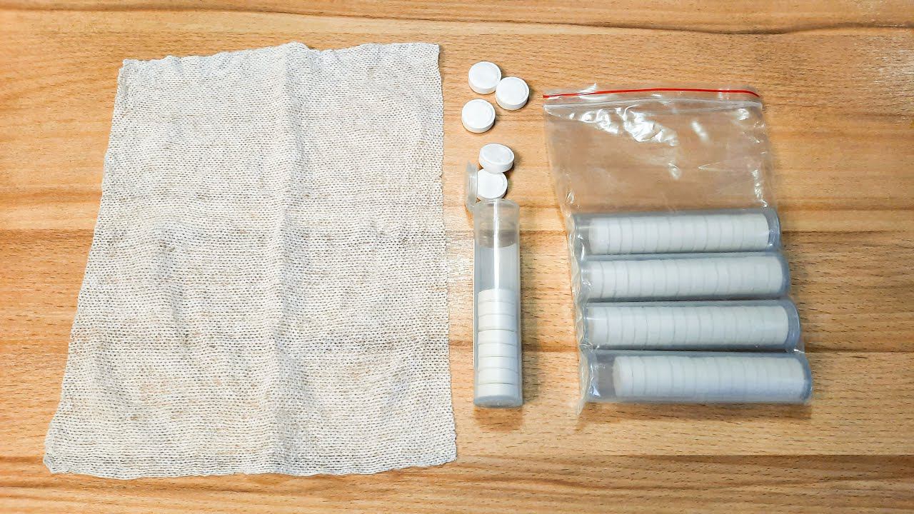 Обзор - прессованные салфетки