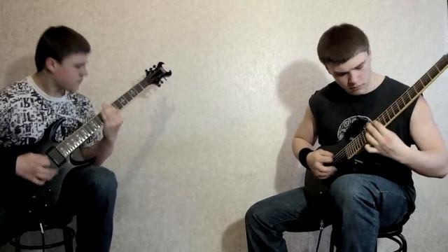 Slipknot - PEOPLE=SHIT dual guitar cover смотреть онлайн