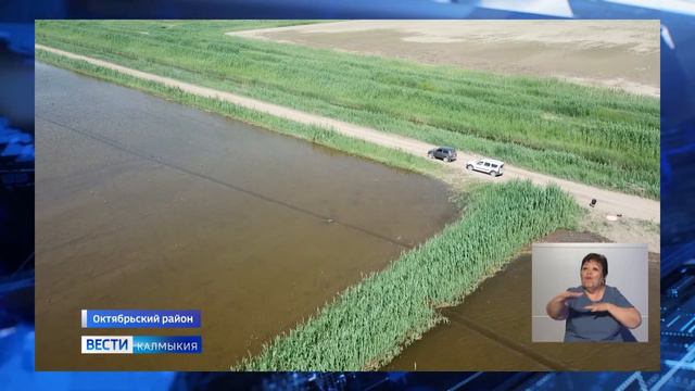 В Октябрьском районе продолжается сев риса смотреть онлайн