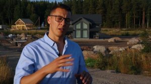 Обзор скандинавского каркасного дома со вторым светом.