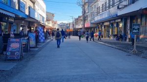 Дедушка играет на аккордеоне. Проповедник. Что мы увидели на улице в Пуэрто-Монте
