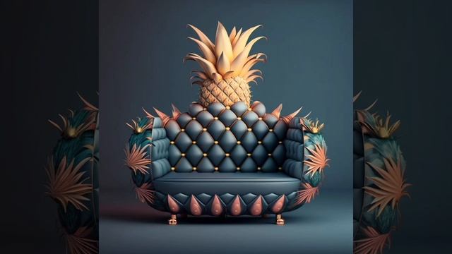 Фруктовый дизайн мебели от нейросети #нейросеть смотреть онлайн