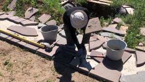 Мощение камнем. Лемезит.