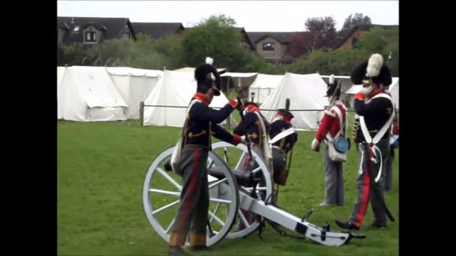 British Army "Red Coat" combat patrol demonstration at Fortress Wales 2016