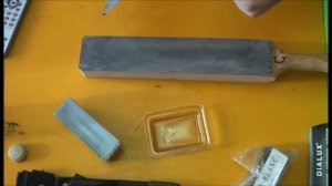 Досточка для правки ножей и пасты для полировки DIALUX