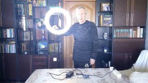 HQ-18. Кольцевая лампа для видео, фото съемки Обзор, работа, комплект, управление.
