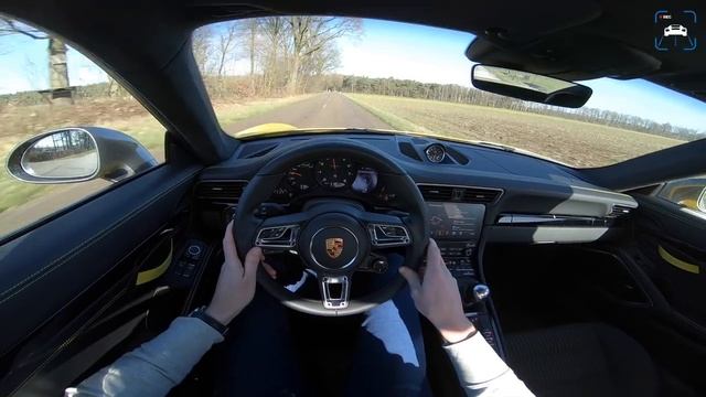 Porsche 911 Carrera T 991.2 POV Test Drive by AutoTopNL смотреть онлайн