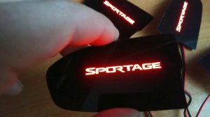 Подсветка салонных ручек дверей Kia Sportage 3