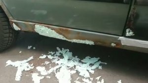 Чудеса монтажной пены, или как я восстановил порог на Ланосе.