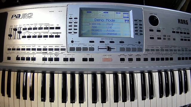 KORG PA 50 - DEMO songs смотреть онлайн