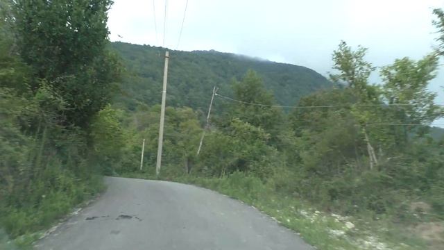 Дорога в Верхнюю Мцару. Абхазия.