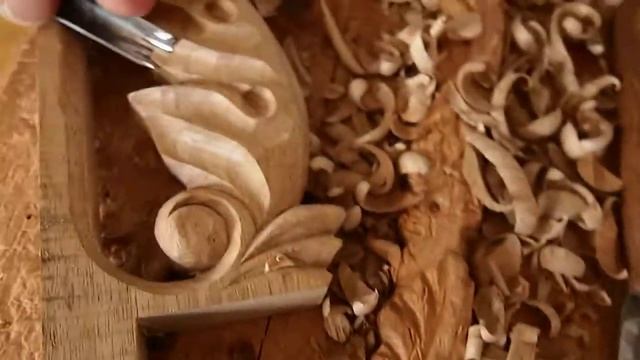 Резьба по дереву. Боковушка на полочку под иконы смотреть онлайн