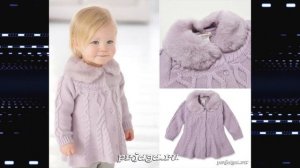 детское вязаное пальто спицами с описанием