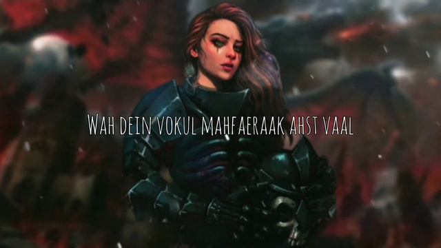 The Dragonborn Comes - Rachel Hardy (Cover) Lyrics ( + Open Arena)