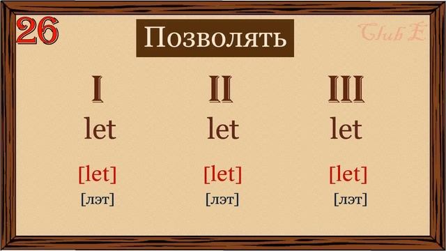 ТОП 50 неправильных глаголов английского языка.