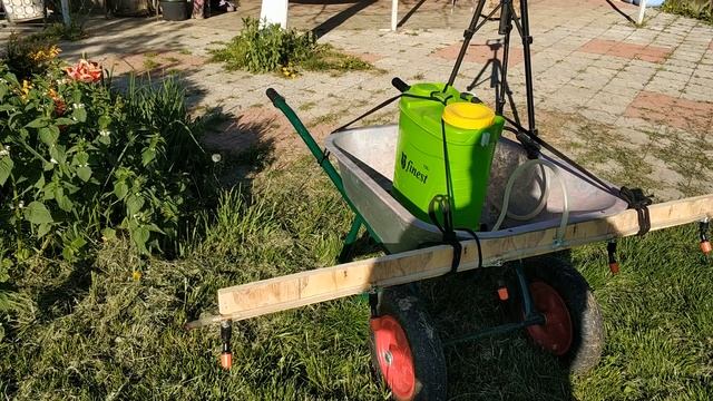 Ранцевый опрыскиватель. Можно ли за час обработать четверть гектара.