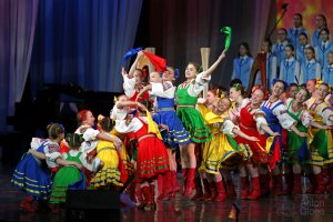 "Девичий перепляс", Ансамбль Локтева. "Girl's Dance", Loktev Ensemble.