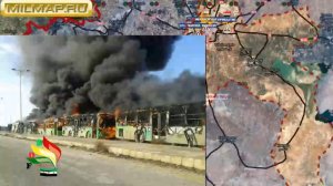 Видео обзор карты боевых действий в Сирии и Ираке от 20.12.2016г.