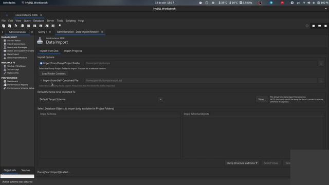 Importação do Banco de Dados no MySQL Workbench смотреть онлайн