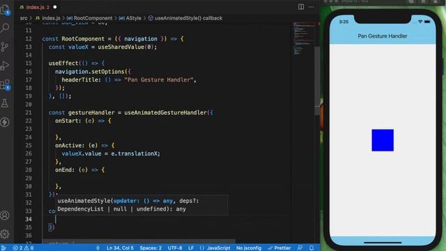 Drag Animated View using React Native Reanimated. React Native Tamil PART 3