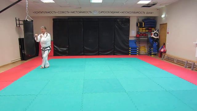 19. 4-й Дан. Йон-Ге Туль / Yong-Gae Tul (Pattern) - Taekwon-Do ITF. Master Ri Yong Il (DPRK). смотреть онлайн