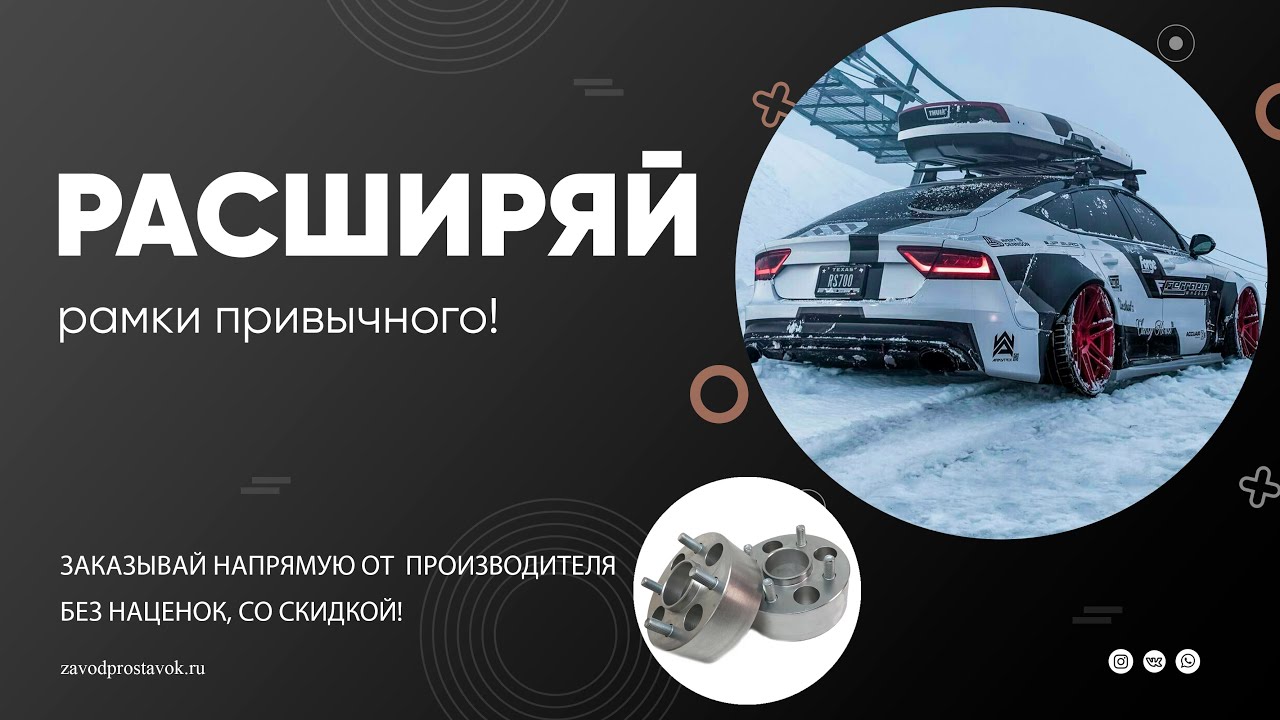 Колёсные проставки ZUZ Производственный процесс| Завод проставок ZUZ отзывы™