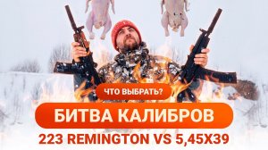 КАКОЙ КАЛИБР ВЫБРАТЬ? I 223 REMINGTON VS 5,45X39 I С ЧЕМ ИДТИ НА МЕЛКУЮ ДИЧЬ?