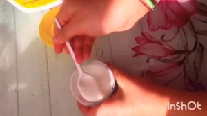 Как сделать слайм из двух ингридиентов🌸🥰