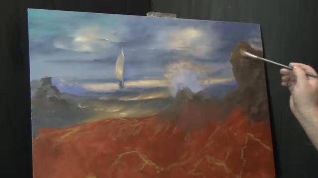 ПИШЕМ МОРСКОЙ ПЕЙЗАЖ часть 1 смотреть онлайн