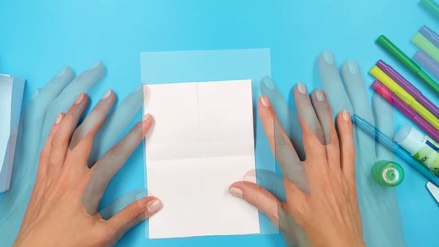 ? Gift box with lid and bow made of A4 paper / How to do it yourself