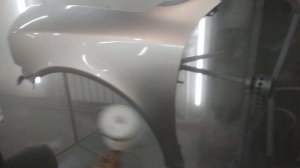 Тэст лака SPECTRAL 505 VHS.  Покраска в полтора слоя.