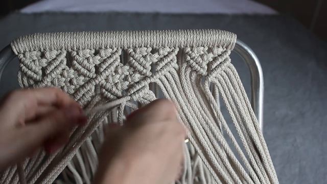 Tutorial Macrame Stool / Macrame Chair