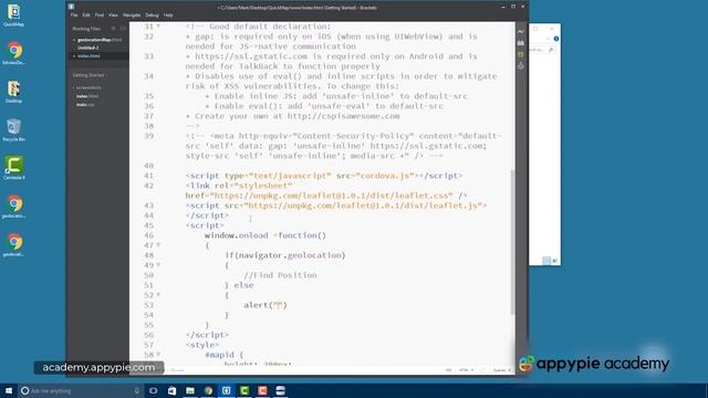 Creating a Map with Leaflet js: Lesson 164