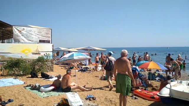 Крым.Феодосия 2018.Пляжи Феодосии,Берегового и Приморского поселка. смотреть онлайн