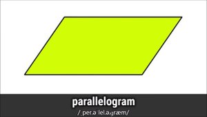 Shapes in English | Names of geometric shapes