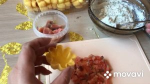 Очень вкусная закуска? рикотта?мягкий сыр с рыбкой?