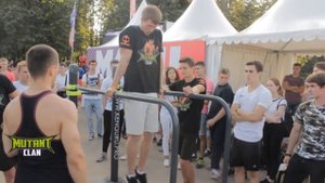 Соревнования от МАТЧТВ в Лужниках во время проведения ЧМ по Воркауту