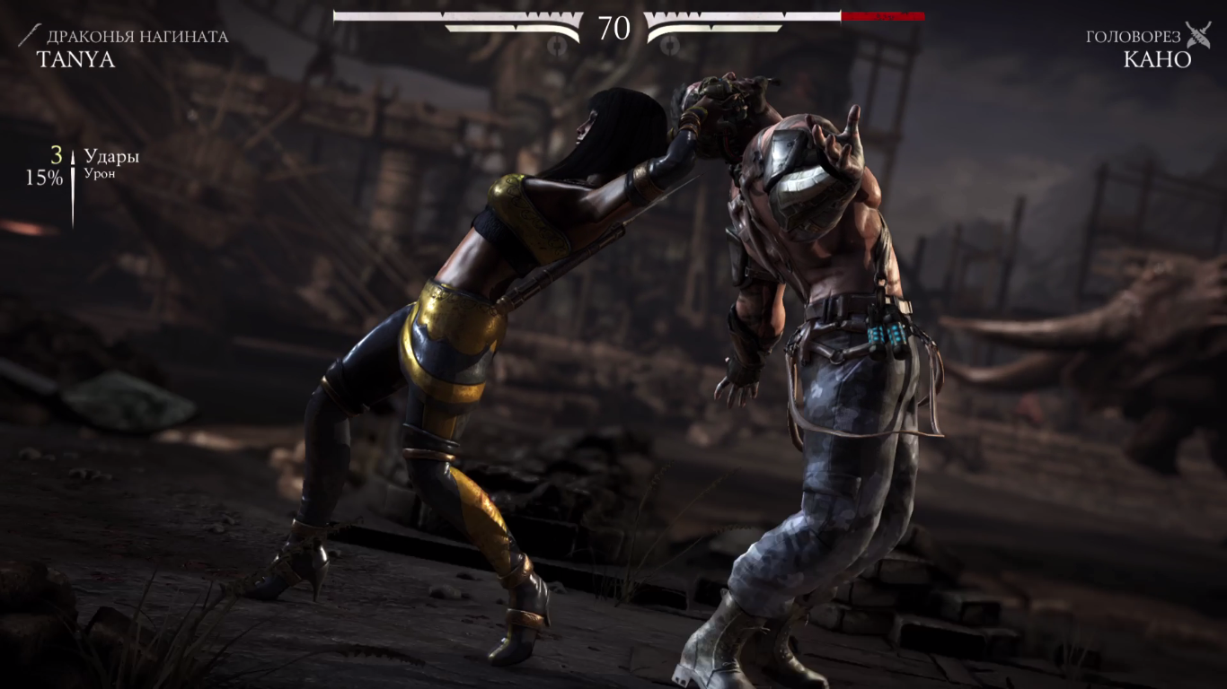 Таня рентген в Mortal Kombat X